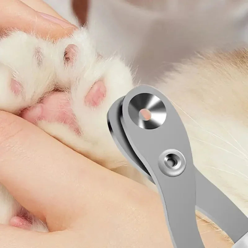 Pet Stainless Steel Nail Clipper for Cats and Dogs