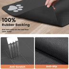 Absorbent Pet Feeding Mat for Food and Water Bowls Waterproof Non-Slip
