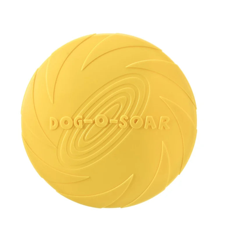 Silicone Dog Flying Disc Chew Toy
