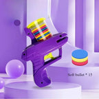 Pet Flying Disc Launcher with 15 Foam Discs