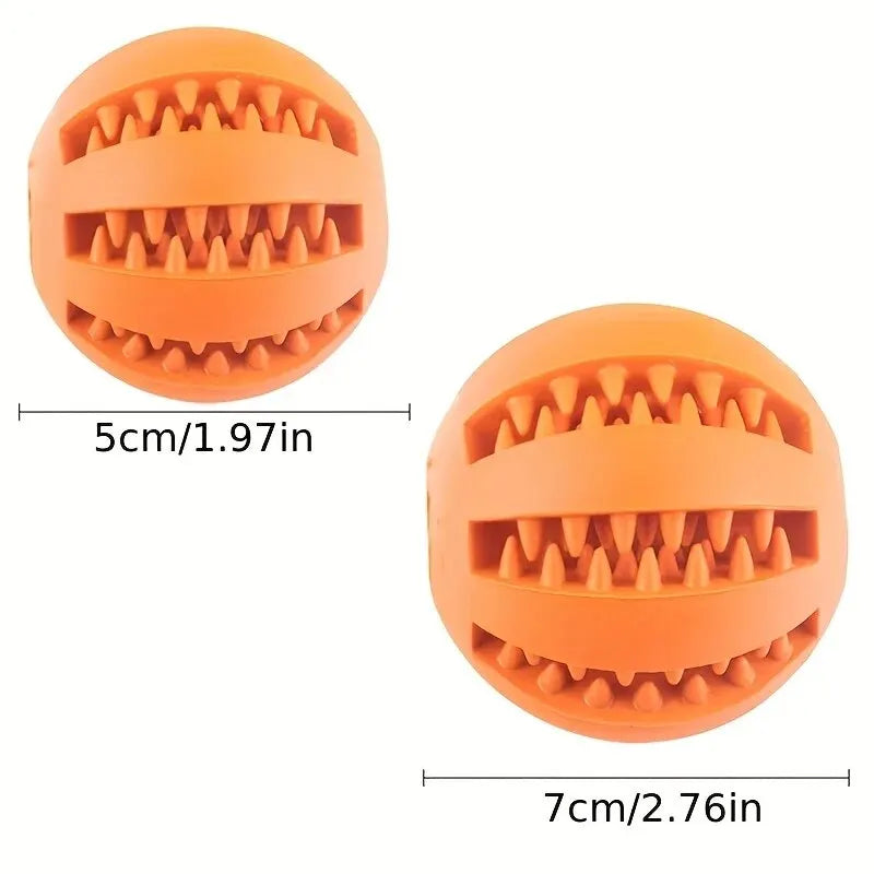 Dog Treat Ball Chew Toy Bite Resistant