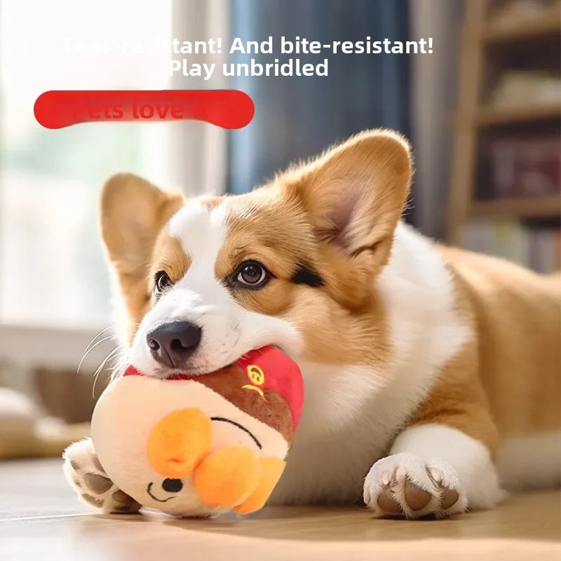 Interactive Electric Plush Jumping Dog Ball – USB Rechargeable Toy