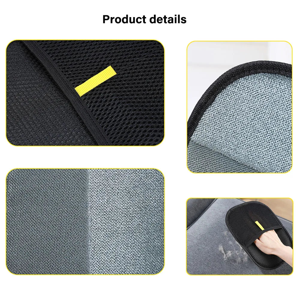 Reusable Pet Hair Removal Grooming Gloves