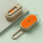 Pet Steam Brush 3 in 1 Cat and Dog Grooming Comb