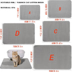 Large Waterproof Cat Litter Mat Double Layer Non-Slip