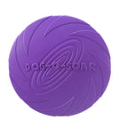 Silicone Dog Flying Disc Chew Toy