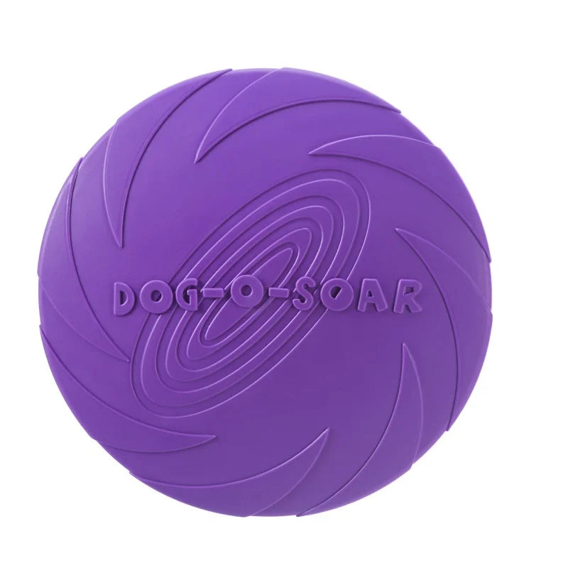 Silicone Dog Flying Disc Chew Toy