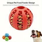 Dog Treat Ball Chew Toy Bite Resistant