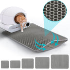 Large Waterproof Cat Litter Mat Double Layer Non-Slip